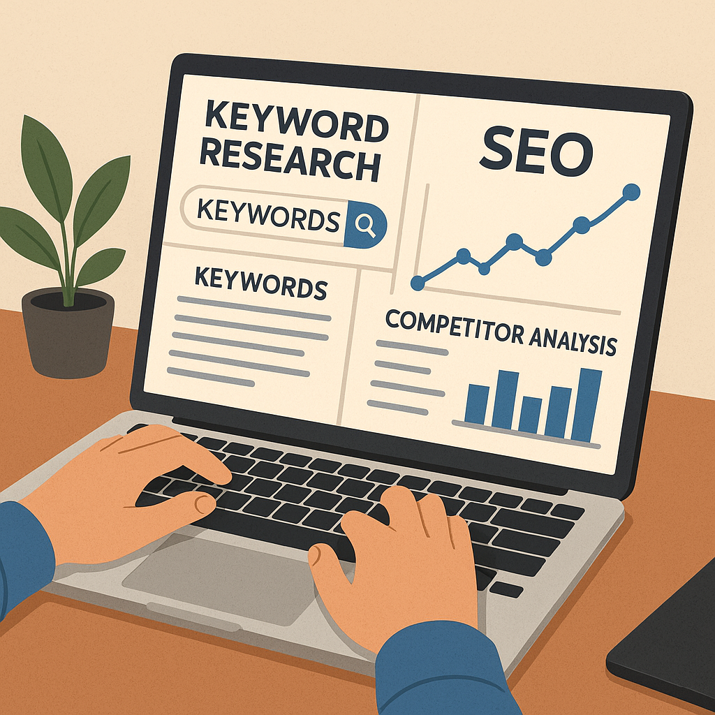 Infografía sobre cómo hacer un keyword research