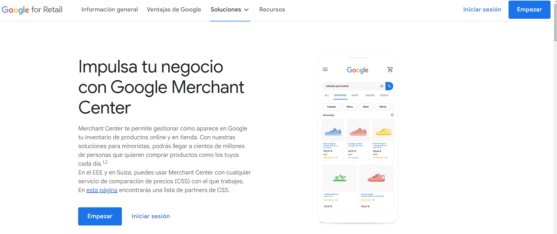 google merchant center registro