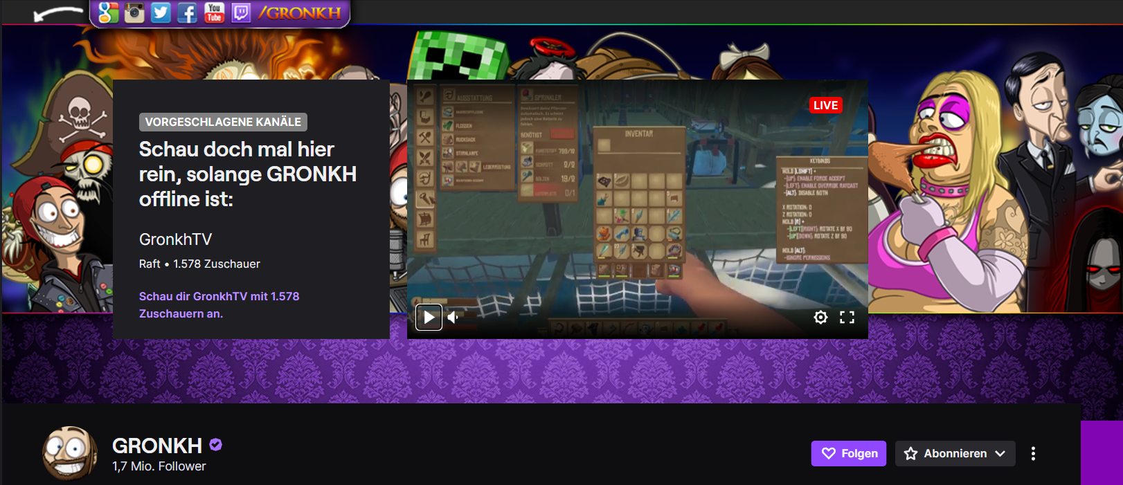 twitch kanal von gronkh