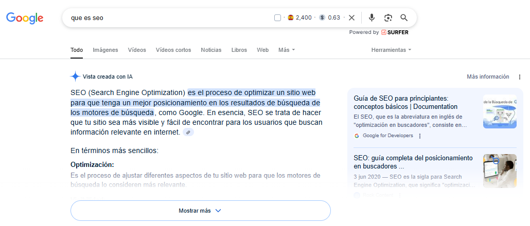 que es la ia overview