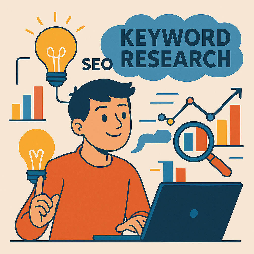 infografía sobre ideas para realizar un keyword research
