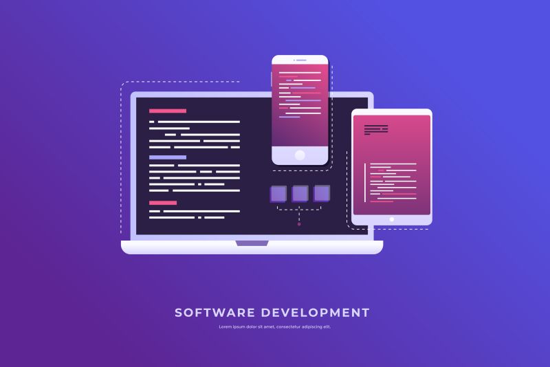 concepto de desarrollo web y de aplicaciones móviles